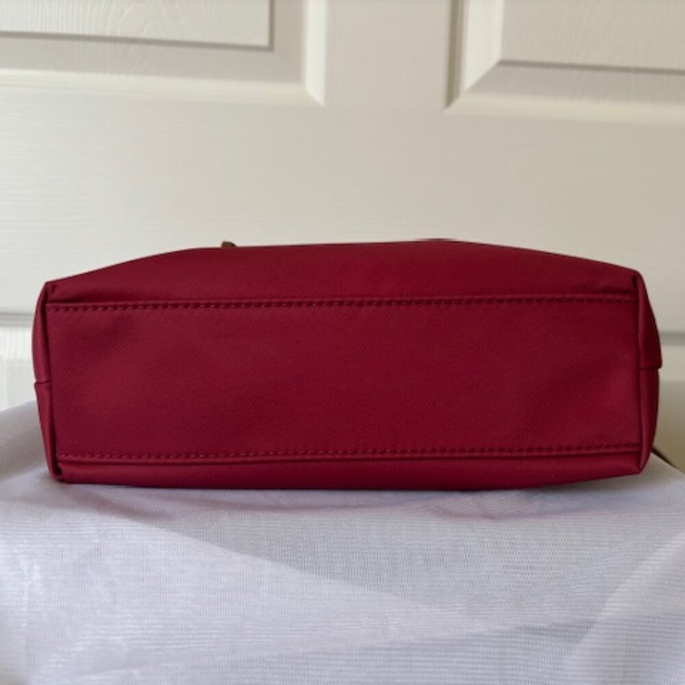 Dooney & Bourke Windham Daisy Letter Carrier Wine - Picture 5 of 16